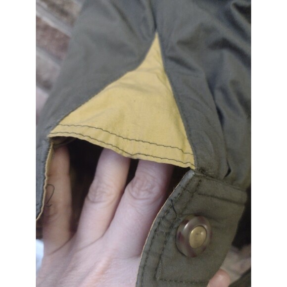 Vintage Urban Equipment Green Military Style Bomber Aviator Jacket W Hood Sz L - Picture 11 of 16